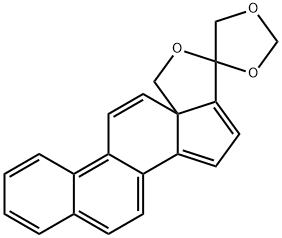 Spiro[1,3-dioxolane-4,3'-[1H,3H]naphth[2',1':4,5]indeno[1,7a-c]furan] (8CI,9CI) Structural
