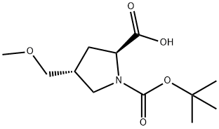 (2S,4R)-4-(Methoxymethyl)-1,2-pyrrolidinedicarboxylic Acid 1-(1,1-Dimethylethyl) Ester