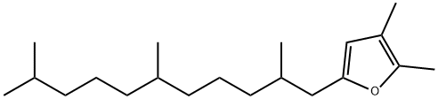 Furan, 2,3-dimethyl-5-(2,6,10-trimethylundecyl)- Structural