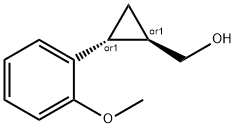 Cyclopropanemethanol, 2-(2-methoxyphenyl)-, (1R,2R)-rel- Structural