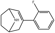 8-Azabicyclo[3.2.1]oct-2-ene, 3-(2-fluorophenyl)-