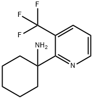 Cyclohexanamine, 1-[3-(trifluoromethyl)-2-pyridinyl]- Structural