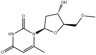Uridine, 2'-deoxy-6-methyl-5'-O-methyl- (9CI) Structural