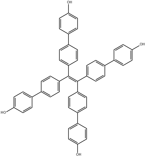 Tetrakis(4-hydroxybiphenyl)ethylene Structural