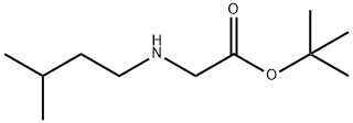 Glycine, N-(3-methylbutyl)-, 1,1-dimethylethyl ester Structural