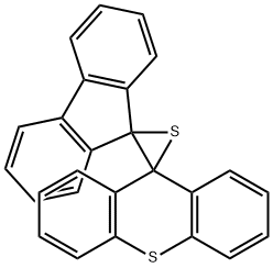 Dispiro[9H-fluorene-9,2'-thiirane-3',9''-[9H]thioxanthene] (9CI) Structural