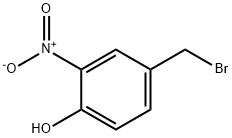Phenol, 4-(bromomethyl)-2-nitro- Structural