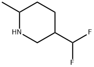Piperidine, 5-(difluoromethyl)-2-methyl- Structural