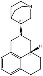 2-((S)-Quinuclidin-3-yl)-2,3,3a,4,5,6-hexahydro-1H-benzo[de]isoquinoline Structural