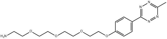 Methyltetrazine-PEG4-Amine Structural