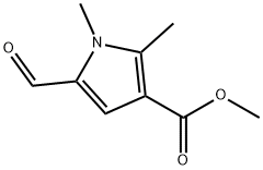 methyl 5-formyl-1,2-dimethyl-1H-pyrrole-3-carboxylate Structural