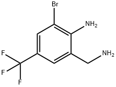 Benzenemethanamine, 2-amino-3-bromo-5-(trifluoromethyl)- Structural