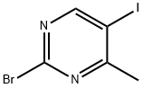 Pyrimidine, 2-bromo-5-iodo-4-methyl- Structural