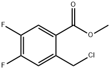 Methyl 2-chloromethyl-4,5-difluorobenzoate Structural