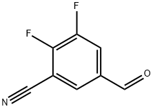 Benzonitrile, 2,3-difluoro-5-formyl- Structural