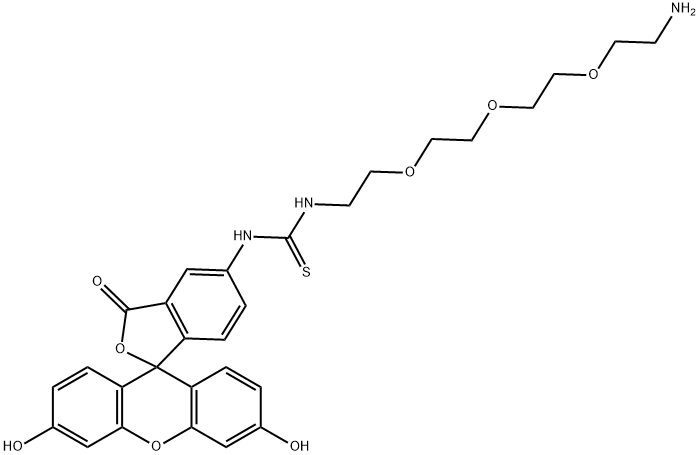 Fluorescein-PEG3-Amine Structural