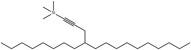 Silane, trimethyl(4-octyl-1-tetradecyn-1-yl)- Structural