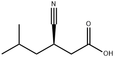 Hexanoic acid, 3-cyano-5-methyl-, (3R)- Structural
