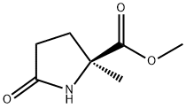 L-Proline, 2-methyl-5-oxo-, methyl ester Structural