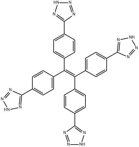 tetrakis(4-tetrazolylphenyl)ethylene Structural