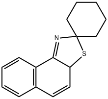 Spiro[cyclohexane-1,2'(3'aH)-naphtho[1,2-d]thiazole] Structural