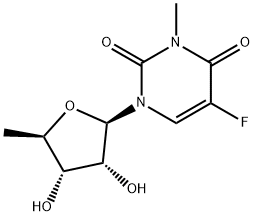 Uridine, 5'-deoxy-5-fluoro-3-methyl- (9CI) Structural