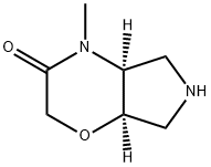 rac-(4aS,7aR)-4-methylhexahydropyrrolo[3,4-b][1,4]oxazin-3(2H)-one Structural
