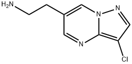 Pyrazolo[1,5-a]pyrimidine-6-ethanamine, 3-chloro- Structural