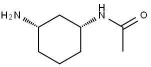 rel-N-[(1R,3S)-3-Aminocyclohexyl]acetamide Structural