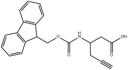 Fmoc-beta-HoPra-OH Structural