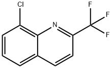 Quinoline, 8-chloro-2-(trifluoromethyl)- Structural