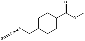 English name Cyclohexanecarboxylic acid, 4-(isothiocyanatomethyl)-, methyl ester Structural