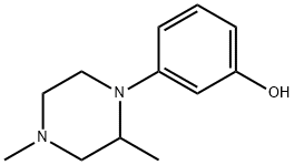 Phenol, 3-(2,4-dimethyl-1-piperazinyl)- Structural
