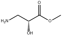 Propanoic acid, 3-amino-2-hydroxy-, methyl ester, (2R)- Structural