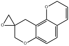 Spiro[2H,8H-benzo[1,2-b:3,4-b']dipyran-9(10H),2'-oxirane] (8CI,9CI) Structural