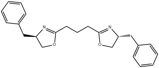 Oxazole, 2,2'-(1,3-propanediyl)bis[4,5-dihydro-4-(phenylmethyl)-, [R-(R*,R*)]- (9CI) Structural