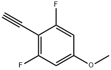 Benzene, 2-ethynyl-1,3-difluoro-5-methoxy- Structural