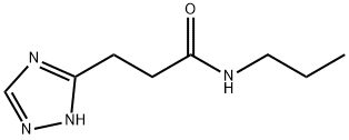 N-propyl-3-(4H-1,2,4-triazol-3-yl)propanamide Structural