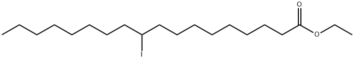 Octadecanoic acid, 10-iodo-, ethyl ester Structural
