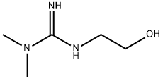 Guanidine, N'-(2-hydroxyethyl)-N,N-dimethyl- Structural