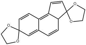 Dispiro[1,3-dioxolane-2,3'-[3H]benz[e]indene-7'(3'aH),2''-[1,3]dioxolane] (8CI,9CI) Structural