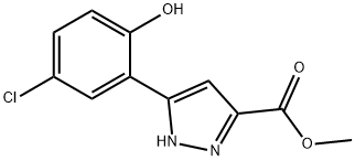 JR-13989, Methyl 3-(5-chloro-2-hydroxyphenyl)-1H-pyrazole-5-carboxylate, 95% Structural