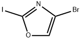Oxazole, 4-bromo-2-iodo- Structural