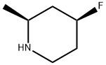 Piperidine, 4-fluoro-2-methyl-, (2S,4S)-