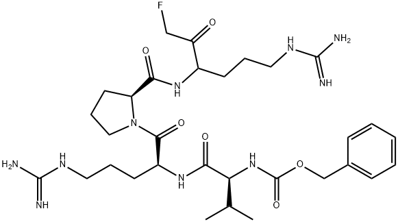 Z-Val-Arg-Pro-DL-Arg-fluoromethylketone trifluoroacetate salt