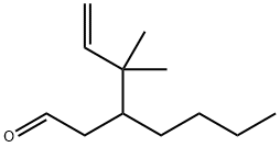 Heptanal, 3-(1,1-dimethyl-2-propen-1-yl)- Structural