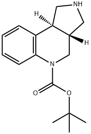 Trans-Tert-Butyl2,3,3A,4-Tetrahydro-1H-Pyrrolo[3,4-C]Quinoline-5(9Bh)-Carboxylate Structural