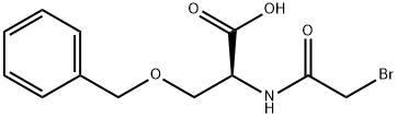 L-Serine, N-(bromoacetyl)-O-(phenylmethyl)- (9CI) Structural
