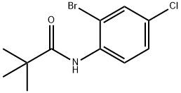 Propanamide, N-(2-bromo-4-chlorophenyl)-2,2-dimethyl- Structural