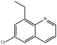 Quinoline, 6-chloro-8-ethyl- Structural